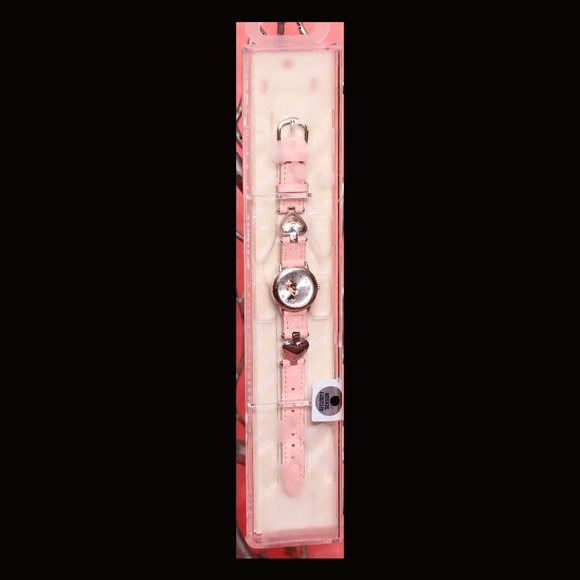 Pink Minnie Mouse Watch with Hearts main image 5